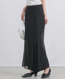 NEUNA | 【単体でも使える万能スカート】2wayラウンドカットレイヤードシアーニットスカート(スカート)