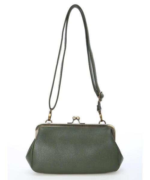 Samansa Mos2（サマンサ モスモス）の「がまぐちショルダーバッグ（ハンドバッグ・レディース・ブラック/ブラウン/グリーン・ﾌﾘ-）」の17枚目の写真