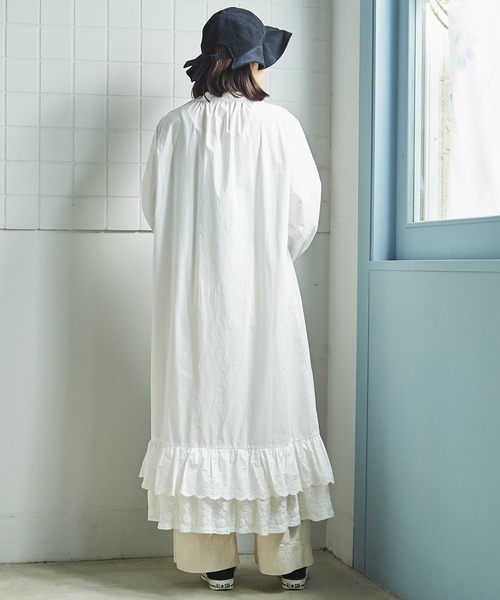 bulle de savon（ビュルデサボン）の「flower lace ワンピース 