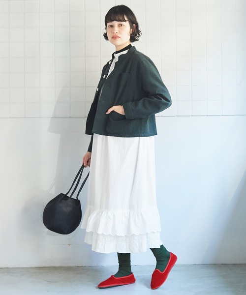 bulle de savon（ビュルデサボン）の「flower lace ワンピース 