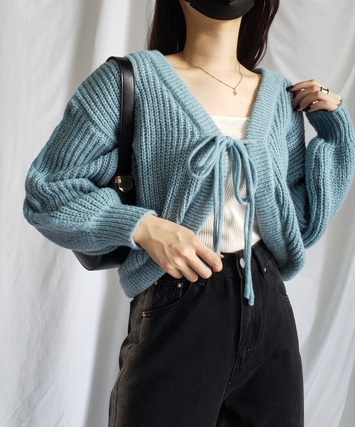 ⭐️試着のみ⭐️25SS LVプリーツカラー モノグラム リボン付 ニットトップ黒M MAISON SPECIAL（メゾンスペシャル）の「《ユニセックスアイテム