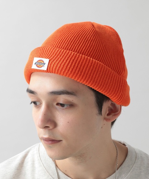 Dickies(ディッキーズ)の「【Dickies】ショートワッチ(ニットキャップ/ビーニー・メンズ・ホワイト/ブラック/オレンジ/グリーン系その他・FREE)」の7枚目の写真
