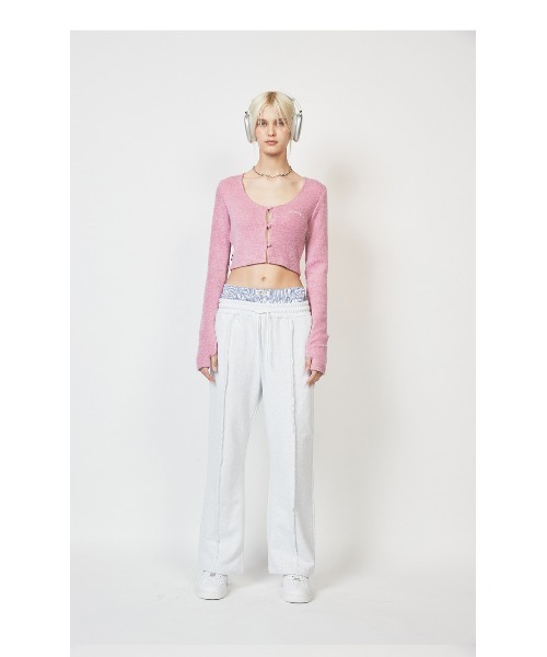 CRANK(クランク)の「A'GAM/9×.kom『CRANK/クランク』KNIT WARMER CARDIGAN/ウォーマーカーディガン(カーディガン/ボレロ・レディース・カーキ/ピンク/ネイビー・FREE)」の10枚目の写真