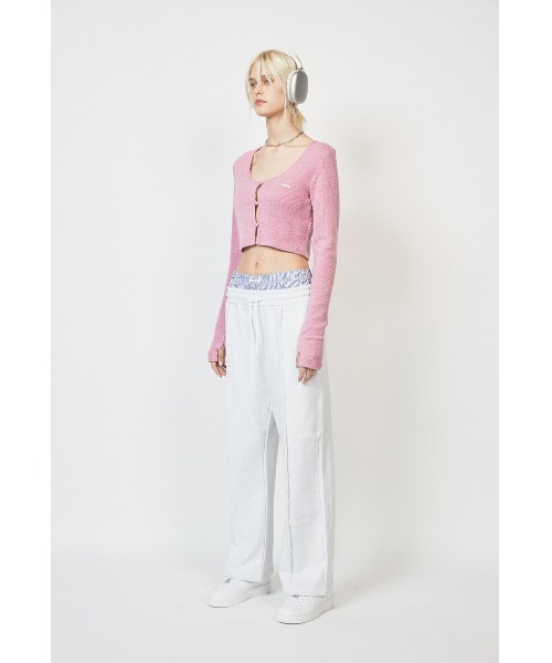 CRANK(クランク)の「A'GAM/9×.kom『CRANK/クランク』KNIT WARMER CARDIGAN/ウォーマーカーディガン(カーディガン/ボレロ・レディース・カーキ/ピンク/ネイビー・FREE)」の11枚目の写真