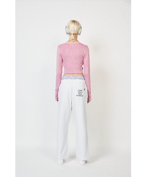CRANK(クランク)の「A'GAM/9×.kom『CRANK/クランク』KNIT WARMER CARDIGAN/ウォーマーカーディガン(カーディガン/ボレロ・レディース・カーキ/ピンク/ネイビー・FREE)」の12枚目の写真