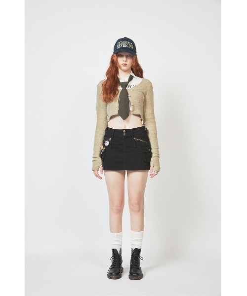 CRANK(クランク)の「A'GAM/9×.kom『CRANK/クランク』KNIT WARMER CARDIGAN/ウォーマーカーディガン(カーディガン/ボレロ・レディース・カーキ/ピンク/ネイビー・FREE)」の20枚目の写真