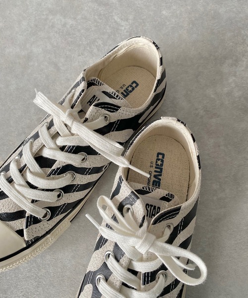 CONVERSE（コンバース）の「CONVERSE/コンバース　スエードUSゼブラOX（スニーカー・レディース・ホワイト・5.5/4.5）」の7枚目の写真