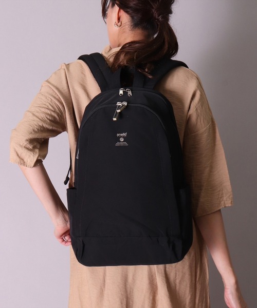 anello(アネロ)の「(LF)【anello】10ポケット デイパック(バックパック/リュック・レディース・ブラック/ネイビー/グレー/グレイッシュベージュ・ONE SIZE)」の21枚目の写真
