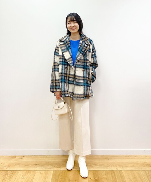 OPAQUE.CLIP(オペークドットクリップ)の「◆マイクロミニポシェット(ショルダーバッグ・レディース・ボルドー/ダークグリーン/オフホワイト・00)」の6枚目の写真