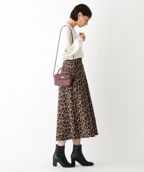 OPAQUE.CLIP(オペークドットクリップ)の「◆マイクロミニポシェット(ショルダーバッグ・レディース・ボルドー/ダークグリーン/オフホワイト・00)」の9枚目の写真