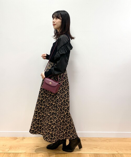 OPAQUE.CLIP(オペークドットクリップ)の「◆マイクロミニポシェット(ショルダーバッグ・レディース・ボルドー/ダークグリーン/オフホワイト・00)」の5枚目の写真