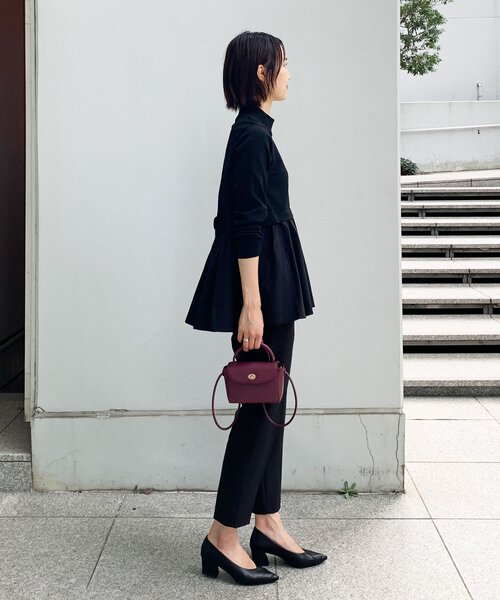 OPAQUE.CLIP(オペークドットクリップ)の「◆マイクロミニポシェット(ショルダーバッグ・レディース・ボルドー/ダークグリーン/オフホワイト・00)」の20枚目の写真