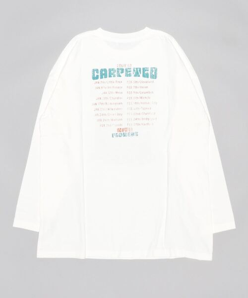 PAGEBOY（ページボーイ）の「ロックツアーロンT（Tシャツ/カットソー・レディース・チャコールグレー/オフホワイト/ターコイズブルー・FREE）」の7枚目の写真