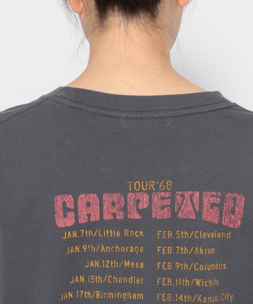 PAGEBOY（ページボーイ）の「ロックツアーロンT（Tシャツ/カットソー・レディース・チャコールグレー/オフホワイト/ターコイズブルー・FREE）」の20枚目の写真