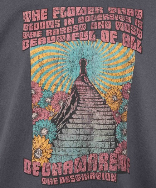 PAGEBOY（ページボーイ）の「ロックツアーロンT（Tシャツ/カットソー・レディース・チャコールグレー/オフホワイト/ターコイズブルー・FREE）」の14枚目の写真