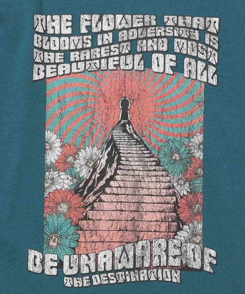 PAGEBOY（ページボーイ）の「ロックツアーロンT（Tシャツ/カットソー・レディース・チャコールグレー/オフホワイト/ターコイズブルー・FREE）」の18枚目の写真