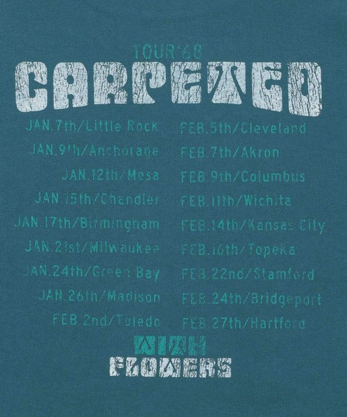 PAGEBOY（ページボーイ）の「ロックツアーロンT（Tシャツ/カットソー・レディース・チャコールグレー/オフホワイト/ターコイズブルー・FREE）」の21枚目の写真