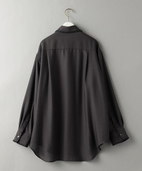 BEAUTY&YOUTH UNITED ARROWS（ビューティーアンドユースユナイテッドアローズ）の「キュプラブレンド エンブロイダリー シャツ（シャツ/ブラウス・レディース・ナチュラル/ダークブラウン・FREE）」の13枚目の写真