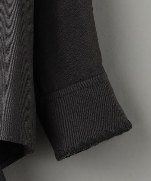 BEAUTY&YOUTH UNITED ARROWS（ビューティーアンドユースユナイテッドアローズ）の「キュプラブレンド エンブロイダリー シャツ（シャツ/ブラウス・レディース・ナチュラル/ダークブラウン・FREE）」の15枚目の写真