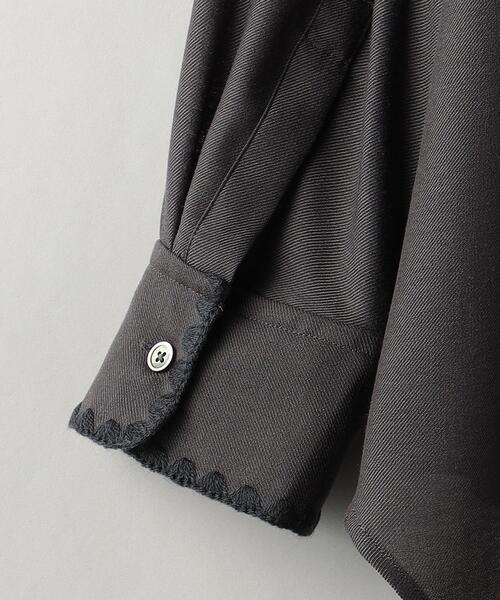 BEAUTY&YOUTH UNITED ARROWS（ビューティーアンドユースユナイテッドアローズ）の「キュプラブレンド エンブロイダリー シャツ（シャツ/ブラウス・レディース・ナチュラル/ダークブラウン・FREE）」の16枚目の写真