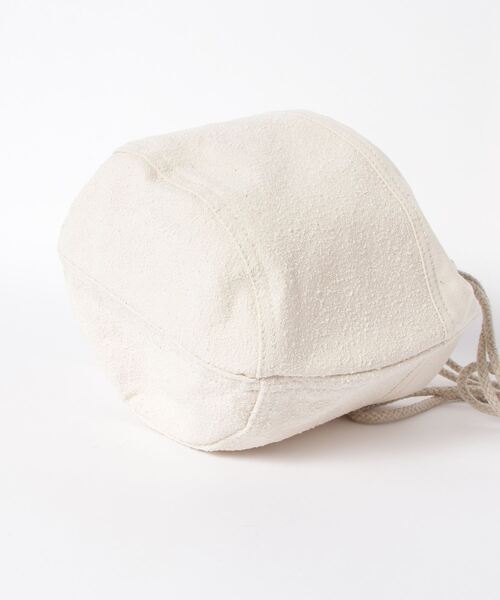 SETTO(セット)の「MINIMA BAG:巾着バッグ(ショルダーバッグ・レディース・ブラック/オフホワイト・FREE)」の7枚目の写真