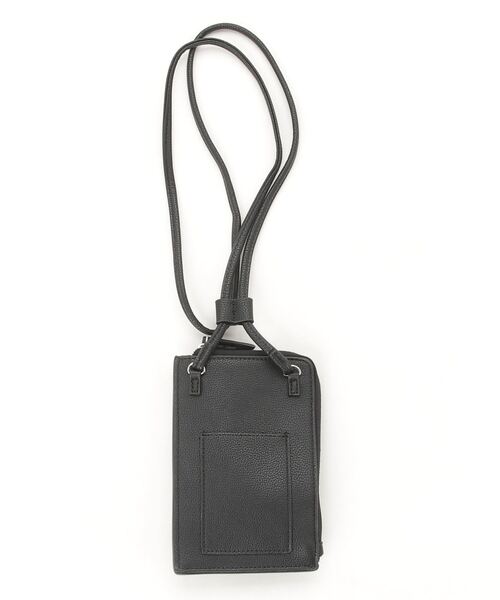 Legato Largo(レガートラルゴ)の「Legato Largo / レガートラルゴ / フルグレインフェイクレザー スマホショルダー / LG-D1161Z(ショルダーバッグ・レディース・グレイッシュベージュ/ライトブルー/ブラック/グレー・ONESIZE)」の8枚目の写真