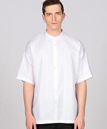 EN ROUTE | ENR オックスバンドカラー ショートスリーブ(シャツ/ブラウス)