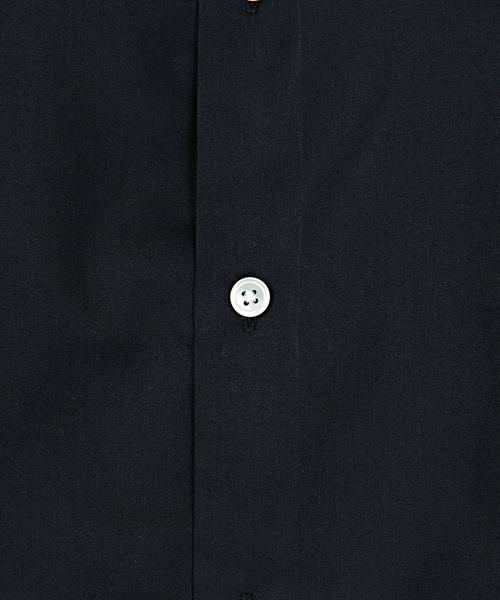 EN ROUTE（アンルート）の「ENR オックスバンドカラー ショートスリーブ（シャツ/ブラウス・メンズ・ホワイト/ネイビー・3/1/2）」の11枚目の写真