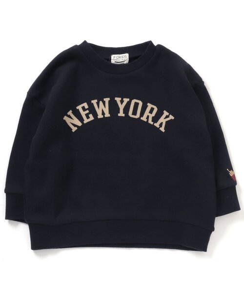 F.O.KIDS(エフオーキッズ)の「アーチロゴスウェット(スウェット・キッズ・ネイビー/オレンジ/グリーン/レッド/アイボリー/グレー・80/90/95/100/110/120/130/140)」の4枚目の写真