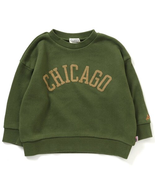 F.O.KIDS(エフオーキッズ)の「アーチロゴスウェット(スウェット・キッズ・ネイビー/オレンジ/グリーン/レッド/アイボリー/グレー・80/90/95/100/110/120/130/140)」の1枚目の写真