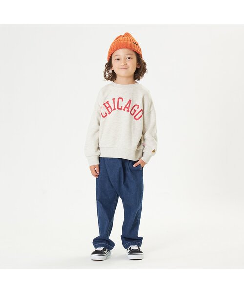F.O.KIDS(エフオーキッズ)の「アーチロゴスウェット(スウェット・キッズ・ネイビー/オレンジ/グリーン/レッド/アイボリー/グレー・80/90/95/100/110/120/130/140)」の7枚目の写真