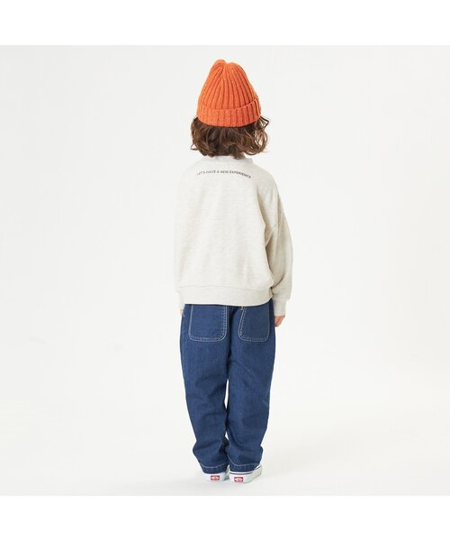 F.O.KIDS(エフオーキッズ)の「アーチロゴスウェット(スウェット・キッズ・ネイビー/オレンジ/グリーン/レッド/アイボリー/グレー・80/90/95/100/110/120/130/140)」の8枚目の写真