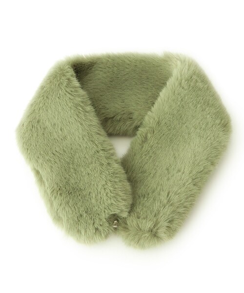 SHOO・LA・RUE（シューラルー）の「◆マグネットフェイクファーティペット（ストール/ショール・レディース・ライトパープル/ライトグリーン/アイボリー/ブラウン系その他/グレー・00）」の5枚目の写真