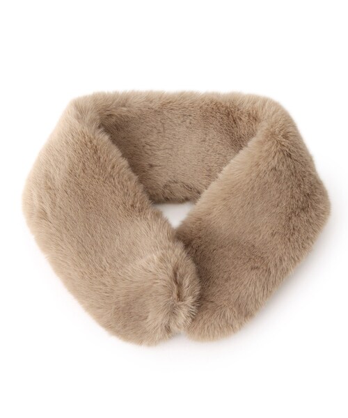 SHOO・LA・RUE（シューラルー）の「◆マグネットフェイクファーティペット（ストール/ショール・レディース・ライトパープル/ライトグリーン/アイボリー/ブラウン系その他/グレー・00）」の7枚目の写真