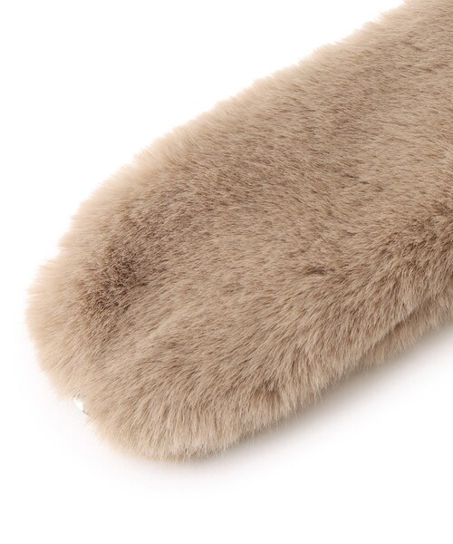 SHOO・LA・RUE（シューラルー）の「◆マグネットフェイクファーティペット（ストール/ショール・レディース・ライトパープル/ライトグリーン/アイボリー/ブラウン系その他/グレー・00）」の8枚目の写真