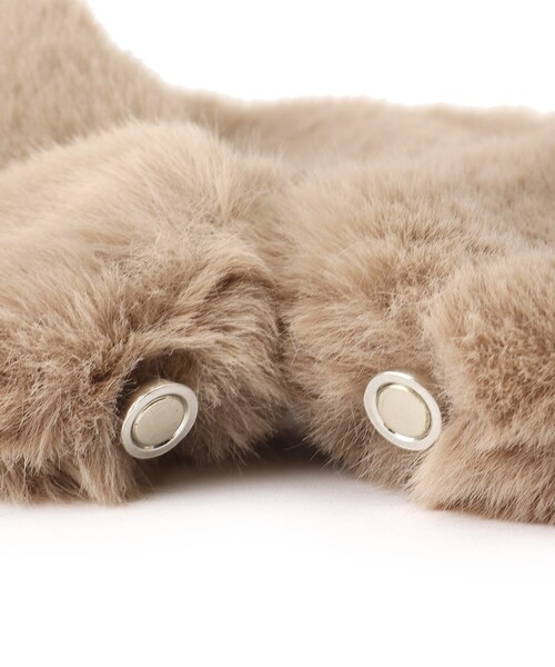 SHOO・LA・RUE（シューラルー）の「◆マグネットフェイクファーティペット（ストール/ショール・レディース・ライトパープル/ライトグリーン/アイボリー/ブラウン系その他/グレー・00）」の9枚目の写真