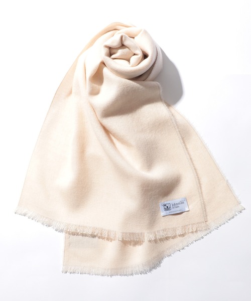 Johnstons of Elgin(ジョンストンズオブエルガン)の「【Johnstons】タータンチェック&無地ストール WD000446AW22 PLAIN/TARTAN(マフラー・レディース・ネイビー/オレンジ/ダークグレー/ベージュ/パープル/ブルー系1/ブラック系1/グレー系1/ベージュ系2/ベージュ系1/グリーン系1/ワイン/レッド系1/ブラック・FREE)」の6枚目の写真