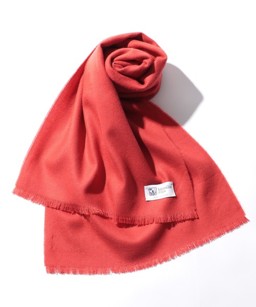 Johnstons of Elgin(ジョンストンズオブエルガン)の「【Johnstons】タータンチェック&無地ストール WD000446AW22 PLAIN/TARTAN(マフラー・レディース・ネイビー/オレンジ/ダークグレー/ベージュ/パープル/ブルー系1/ブラック系1/グレー系1/ベージュ系2/ベージュ系1/グリーン系1/ワイン/レッド系1/ブラック・FREE)」の14枚目の写真