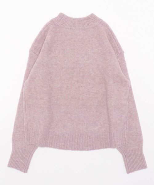 MISCH MASCH(ミッシュマッシュ)の「キャメル混オーバーハイネックニット(ニット/セーター・レディース・モカ/ラベンダー/ベージュ/ライトグレー・MEDIUM)」の11枚目の写真
