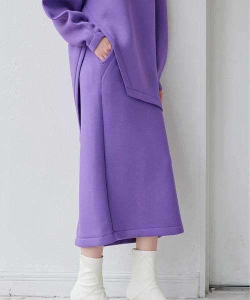 KOH.style（コースタイル）の「ダンボールバックスリットタイトスカート（スカート・レディース・ブラック/グレー/パープル・FREE）」の4枚目の写真