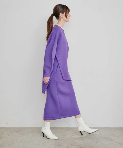 KOH.style（コースタイル）の「ダンボールバックスリットタイトスカート（スカート・レディース・ブラック/グレー/パープル・FREE）」の8枚目の写真