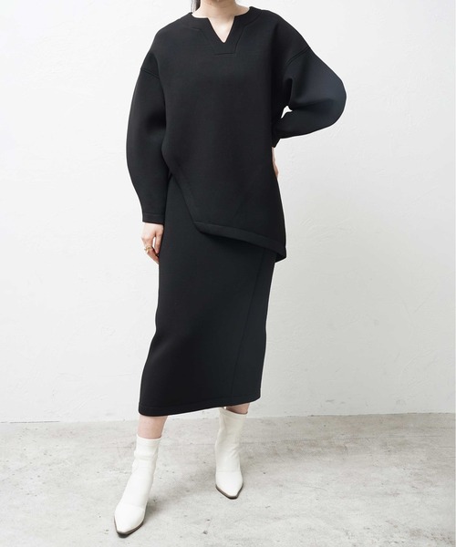 KOH.style（コースタイル）の「ダンボールバックスリットタイトスカート（スカート・レディース・ブラック/グレー/パープル・FREE）」の18枚目の写真