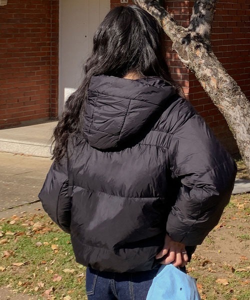 SONA（ソナ）の「SONYUNARA 羽毛ウィンターデイリーショートダウン（ダウンジャケット/コート・レディース・カーキブラウン/ブラック・FREE）」の22枚目の写真