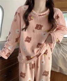 Dream garden（ドリームガーデン）の「コーラルフリース　パンツセット ルームウェア（ルームウェア/パジャマ）」