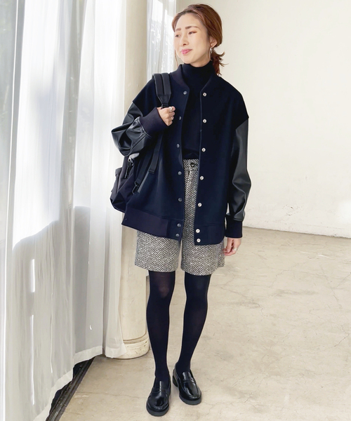 Spick & Span(スピックアンドスパン)の「ネップツィードショートパンツ(その他パンツ・レディース・マルチ・36/38)」の2枚目の写真