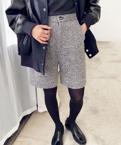 Spick & Span(スピックアンドスパン)の「ネップツィードショートパンツ(その他パンツ・レディース・マルチ・36/38)」の7枚目の写真