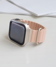 Apple Watch Band / アップルウォッチ バンド くすみカラーマグネットPUレザー / Urban Coral
