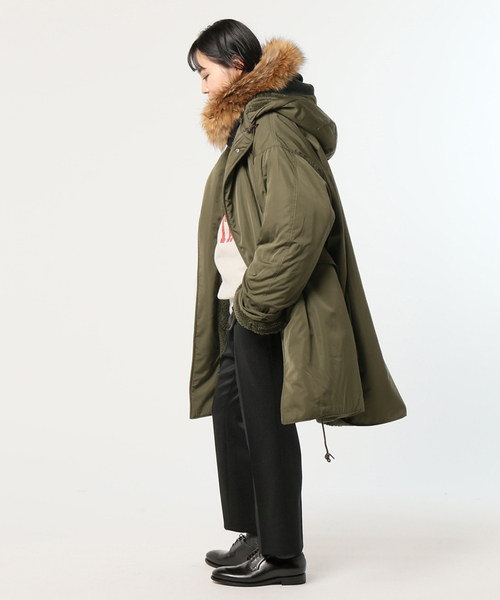 ARMY TWILL（アーミーツイル）の「【ARMY TWILL / アーミーツイル】 別注 リバーシブルコート（モッズコート・レディース・カーキ・FREE）」の3枚目の写真