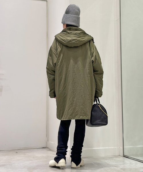 ARMY TWILL（アーミーツイル）の「【ARMY TWILL / アーミーツイル】 別注 リバーシブルコート（モッズコート・レディース・カーキ・FREE）」の10枚目の写真