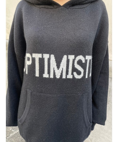 ENVYM（アンビー）の「オーバーサイズニットＰＫ（ニット/セーター・レディース・グレー/ブラック/ホワイト・FREE）」の9枚目の写真